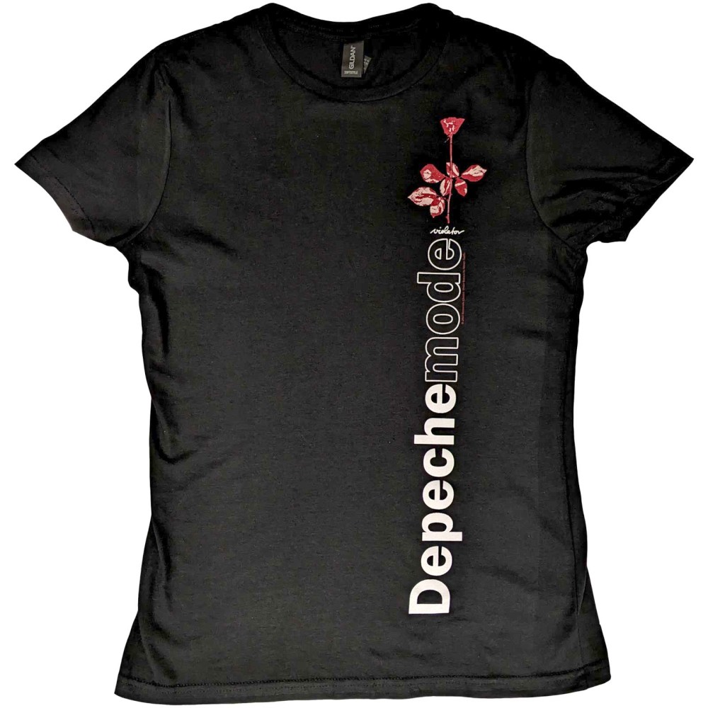 Depeche Mode - Violator Side Rose Dames Tshirt - Zwart